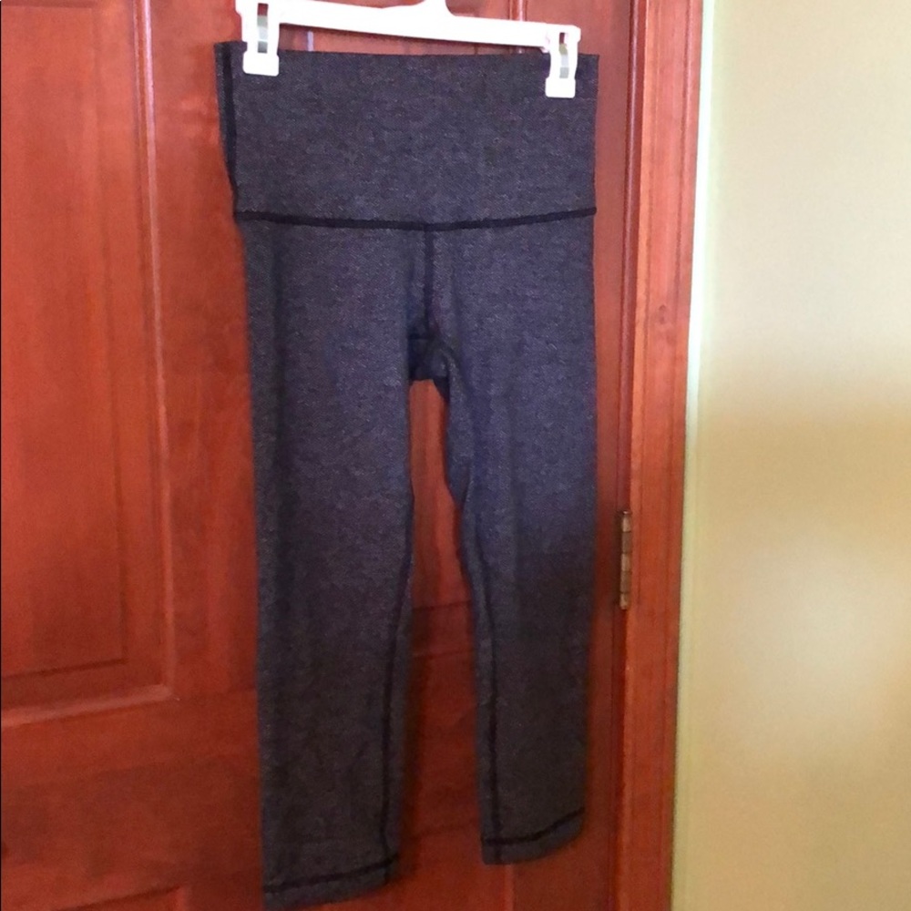 Winder under crop high rise 21” herringbone